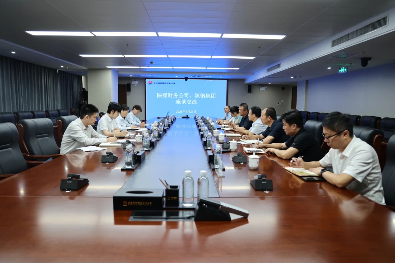 陜煤財(cái)務(wù)公司高雪君一行來訪陜鋼集團(tuán)座談交流
